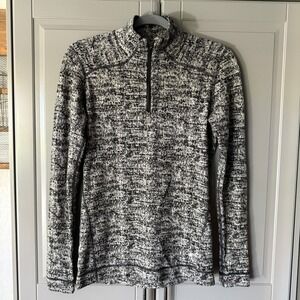 Smartwool Women's NTS Mid 250 1/4 Zip Turtleneck, Heather Gray,M